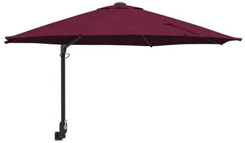 Vopese Garden Parasol Bordeaux Red 248 x 248 x 148 cm For outdoor, terrace, and garden shading purposes ZSSCJ-UK42003231UK