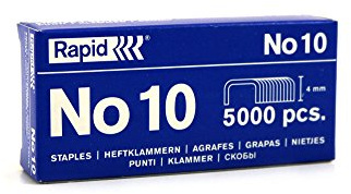 Rapid Heftklammern No.10 24863000 VE5000