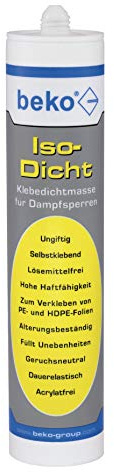 beko Iso-Dicht 315 g blau Klebedichtmasse für DampfsperrenIso-Dicht 315 g 235 310