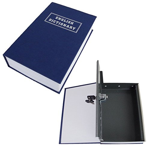 Benson Promo Line Caja de Seguridad en Forma de Libro Bensontools 24 x 15,5 x 5,5 cm Negro Acero