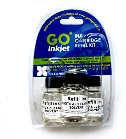 GO Inkjet ® Printer Head Cleaner Kit. Unblocks your Ink Cartridge Print Head Easily