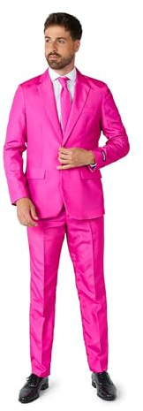 Suitmeister Partykostüme für Herren - Tailliert Kostüme - Einfarbiger Anzug, Halloween-Partys