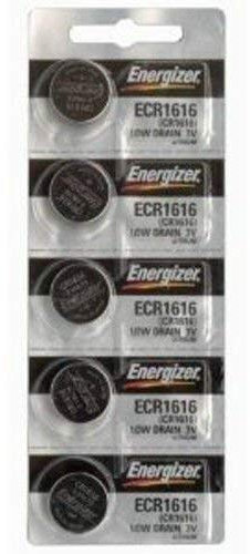 Energizer ECR1616 (CR1616) Lot de 5 piles bouton au lithium 3 V