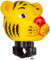 FISCHER 85804 Ballhupe Tiger, Hupe Fahrrad, Fahrradhupe Kinder, inkl. Lenkerbefestigung, Schwarz/gelb