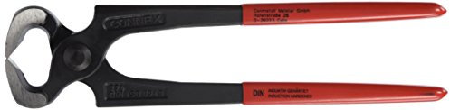 Connex coxt100230 Kneifzange Ärmel mit pulverbeschicht DIN ISO 9243, silber/schwarz/rot, 225 mm