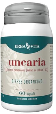 ERBA VITA Integratore Alimentare di Uncaria - 60 Capsule - Utile al sostgno delle difese immunitarie e alle articolazioni