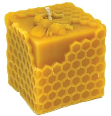 LYSON Kerzengießform Silikonform Würfel Höhe 6cm für Bienenenwachskerzen Giessform zur Kerzenherstellung Bienenwachskerzen gießen Geschenkidee