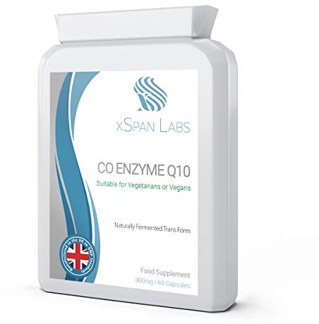 xSpan Labs Co Enzyme Q10 300mg - 60 Capsules - 100% Pure Naturally