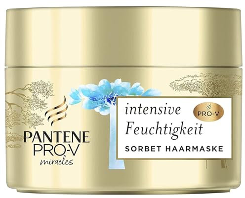 Pantene Pro-V Miracles Sorbet - Maschera per capelli per un'idratazione intensa con biotina ed essenza Baobab – Provitamina B5 – Capelli secchi e danneggiati, 160 ml