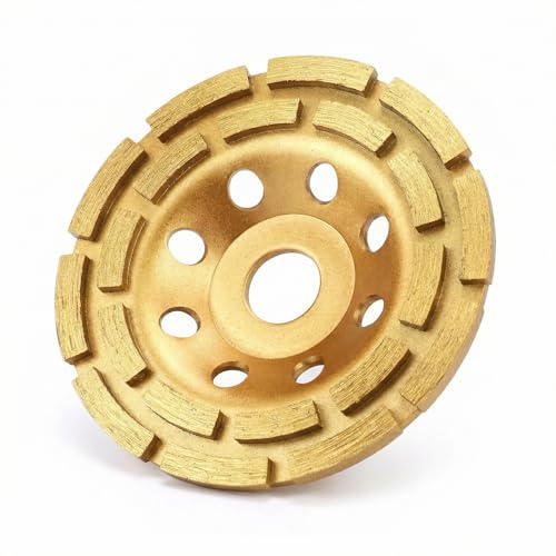 QWORK® diamond cup, grinding disc, grinding wheel, 125 mm x 22.2 mm for concrete, plaster, granite, resin, tile adhesives, natural stone, etc