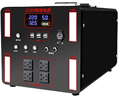PROPFE 2000W 220V Power Supply Battery Solar Generator Portable Power Bank Station Accessories Outdoor Camping Energy 4500Wh (Color : 2000W 4500Wh, Size : 220V)