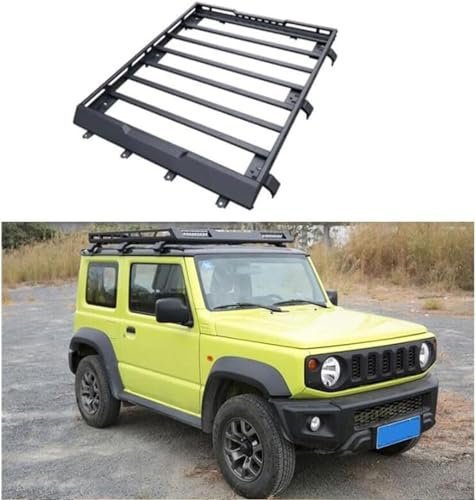 2 StüCk Auto Dachgepäckträger Aluminium für Suzuki Jimny JB64 JB74 2019-2023, Dachträger Relingträger Dach Querstange Dachreling Außen Zubehör