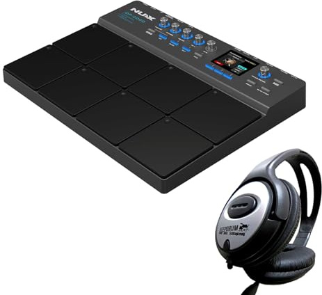 Nux Percussion Pad DP-2000 E-Drum mit keepdrum Kopfhörer