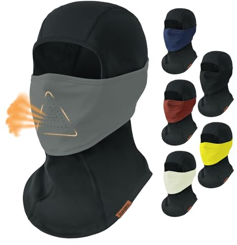 Sukeen Sturmhaube Winter Balaclava Skimaske Motorradhelme Liner Sturmmaske Fahrrad für Motorradfahren, Skifahren, Snowboarden, Radfahren Winddicht Warm Gesichtshaube Einheitsgröße Herren/Damen