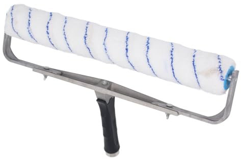 18 Inch Paint Roller Brush, High Efficiency Wall Painting Rolling Brush with Ergonomic Handle, Paint Roller Kit for All Paints, Large Paint Roller for Walls, Ceiling, Floor
