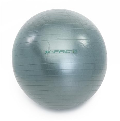 WORQOUT Gymnastikball Peziball – Fitnessball, Sitzball Rutschfester und reißfester Fitnessball für Yoga, Schwangerschaft, Stabilität und Physiotherapie, mit Pumpe