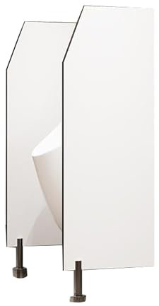 Urinal-Trennwand für Herren, für Hotels, Schulen, Kindergärten, Einkaufszentren und öffentliche Toiletten, Edelstahlbeschläge im Lieferumfang enthalten