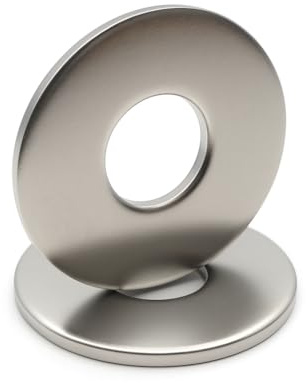 Rondelle in metallo INOX: M12 x 35 mm - sp. 1,5 mm | Rondella piatta M12x35 mm | Acciaio inossidabile A2 (V2A / AISI 304) | Per viti, dadi, bulloni: CONFEZIONE DA 5 Pz - ProRaje