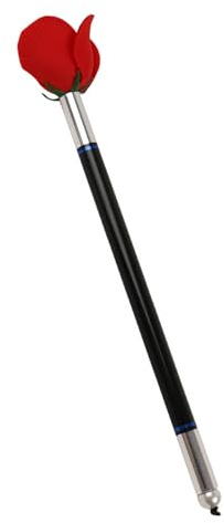 Chenxi Studio Bastone di trucco di magia amichevole per principianti che produce fiori artificiali di rosa per addestramento di trucco di magia e spettacoli teatrali fiore bastone