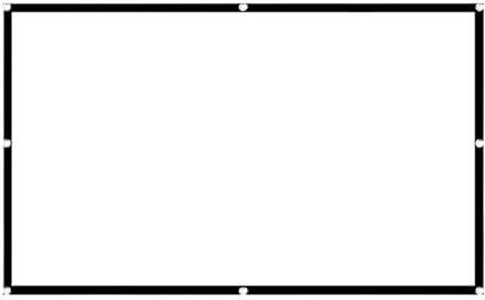 Foldable Projector Screen - Portable Magnetic Roll-Up Video Display, Lightweight Large Theater Screen for Indoor and Outdoor Use, Perfect for Meetings, Camping, RVs, Churches, and Movie Nights