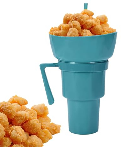 Vasos de reutilizables: material seguro, vasos para aperitivos y bebidas, combinación de tazones con pajita | Recipientes reutilizables e irrompibles para mesita de noche, sofá, viaje, postre