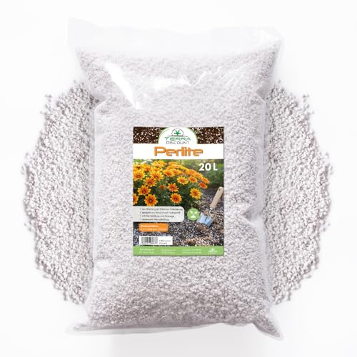 Perlite 20 Liter – Premium Perlit Granulat | Bodenverbesserung & Bodenlockerung, Pflanzgranulat für Blumenerde, Zimmerpflanzen, Monstera, Orchideen
