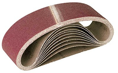 RETOL Schleifbänder, 533 x 75 mm (10 Stk.), Korn 100 | f. Handbandschleifer, Normalkorund