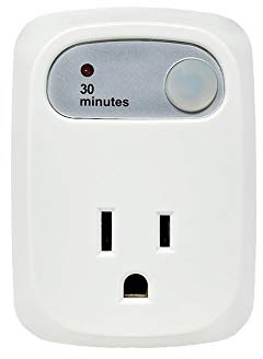 Simple Touch C30004-Single Original Auto Shut-Off Safety Outlet, 30 Minute Setting for Curling and Flat Iron Hair Straightener
