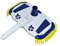 SPIRATO Brosse de Piscine Deluxe + aspirateur avec brosses latérales