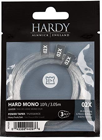 Hardy Hktlpsw1020 Leaders Power Taper Salz Monofilament, klar