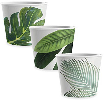 Set 3 Amazon Floral Ice Cream Bowls 11.5Cm