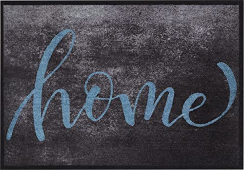 andiamo Fußmatte Modern Schmutzfangmatte Türmatte Türabtreter mit rutschhemmender Rückseite für den Innen- und überdachten Außenbereich Home 50 x 70 cm, 700114, Grau