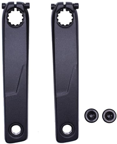 Prowheel Ebike BFG Kurbelarm,152MM/160MM/165MM/170MM Forged Alloy 6061 T6 Electric Bicycle Crank Arm for BAFANG M800 M600 M510 M500 M420,Electric Bike,Motor Mid Mounted Motor(Crankarm 152mm)