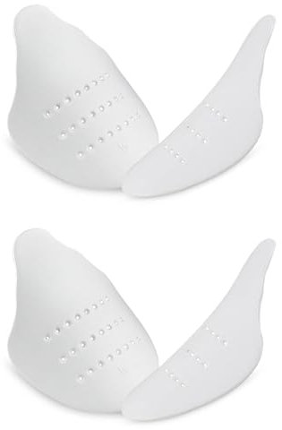 JSHshield 2 Paia di scarpe Copripiega Proteggi Antipiega Scarpa Antipiega e Puntali per Stivali, Forma per Scarpe da Ginnastica per Uomo e Donna, Albero per Scarpe in Materiale Morbido