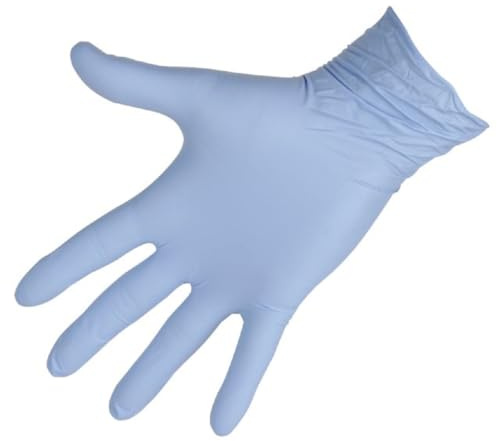 Kerbl Nitrilo Top Pro, S azul 100 ud desechables, sin polvo