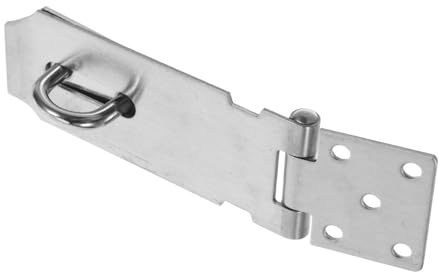 HOMSFOU Heavy Duty Scheunentor Verriegelung Riegel Edelstahl Haspe Für Schuppen Tore