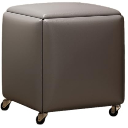 Generico Sgabello impilabile for divano, poggiapiedi, sgabello da toeletta, sedia a cubo con poggiapiedi 5 in 1, for camera da letto, sala da pranzo(Color 3,45x45cm)