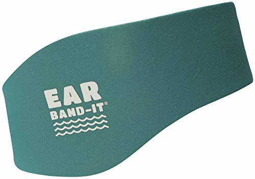 Ear Band-It Diadema natation (inventé par un médecin) retient l' eau, sous réserve le bouchons oreilles (sécurisé le bouchons oreilles) Les grands (âgés de 10 ans et adultes) Sarcelle