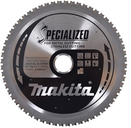 Makita Sägeblatt Inox 150 x 20 x 60Z, B-47058