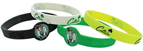 NBA Boston Celtics Silicone Bracelets 4-Pack