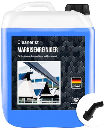 5 litres de nettoyant pour store konezntrat avec robinet pour parasols, soleil toits, de tentes, vorzelte, ombrage (3,98 ?/L)
