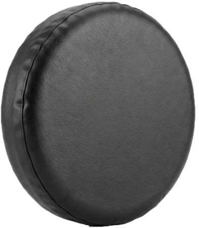 Comily Plus + 17 inch Couverture de Roue de Secours Universelle en PVC,31.6-32.8(79-82cm) en diamètre-Noir