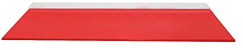 picturehangingdirect.co.uk Red color Glass Shelf floating coloured Glass Shelves for dry plasterboard & brick wall colour shelf (15X120 CM or 6X47.24 Inches Glass)