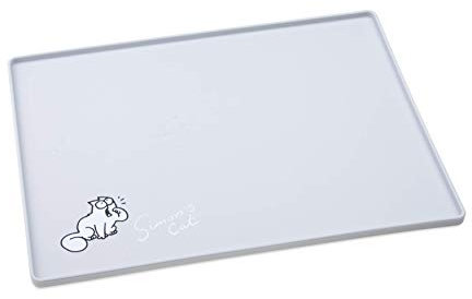 Simon's 522106 Cat Napfunterlage L: 40 cm B: 30 cm H: 1 cm hellgrau