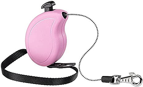 Ferplast Hundeleine Flippy ONE, Rollleine kleine Hunde bis 8 kg. Ausziehbare Schnur max. 3 m. Einzelknopf zum Verriegeln und Entriegeln, Lila