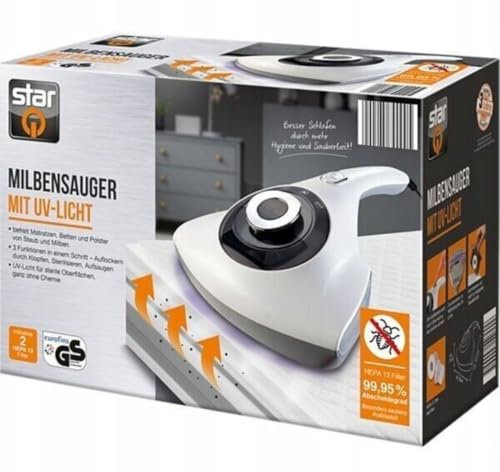 STARQ Milbensauger UV Licht Handstaubsauger Milben Staub Handsauger Sauger