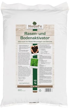 HaGaFe Rasenaktivator & Bodenaktivator m. Tonmineralien Algenkalk Urgesteinsmehl (10 kg (1x 10 kg))