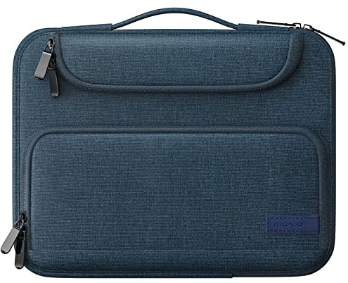MoKo 9-11 Tablet Tasche, Einziehbar Griff Schutztasche für iPad Pro 11 M2 2022-2018, iPad 10. 10,9 2022, iPad air 5 10,9 2022, iPad 9/8/7 Gen 10,2, Galaxy Tab S9 11 2023, Tab S8 11, Indigo