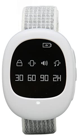 Fockety Bettnäss-Alarm, 2 in 1 Kabelloser Bettnäss-Alarm und Töpfchenuhr, Wiederaufladbare USB-Töpfchen-Trainingsuhr Bettnässen-Alarm mit 4 Timings, Musik und Vibration für Kinder