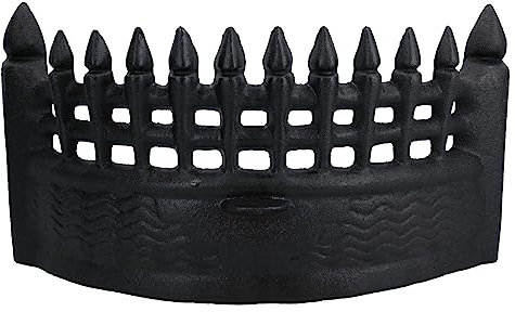 AB Tools 17 Fire Grate Front Fireplace Cast Iron Log Coal Saver Open Basket Castle Metal